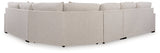 Ballyton Sand 4-Piece Sectional with Ottoman by Ashley at Eve Furniture