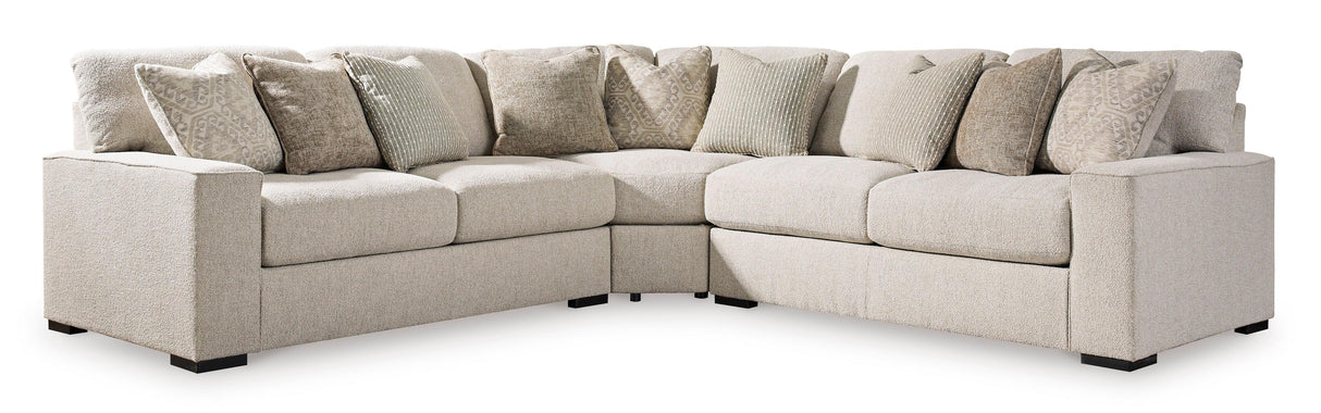 Ballyton Sand 3-Piece Sectional by Ashley at Eve Furniture
