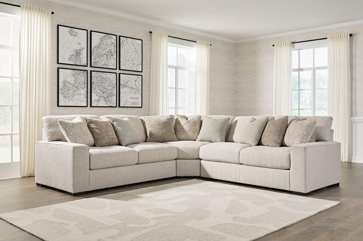 Ballyton Sand 3-Piece Sectional by Ashley at Eve Furniture