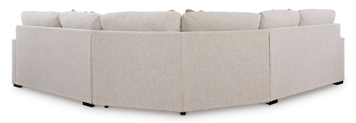 Ballyton Sand 3-Piece Sectional by Ashley at Eve Furniture