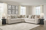 Ballyton Sand 3-Piece Sectional by Ashley at Eve Furniture