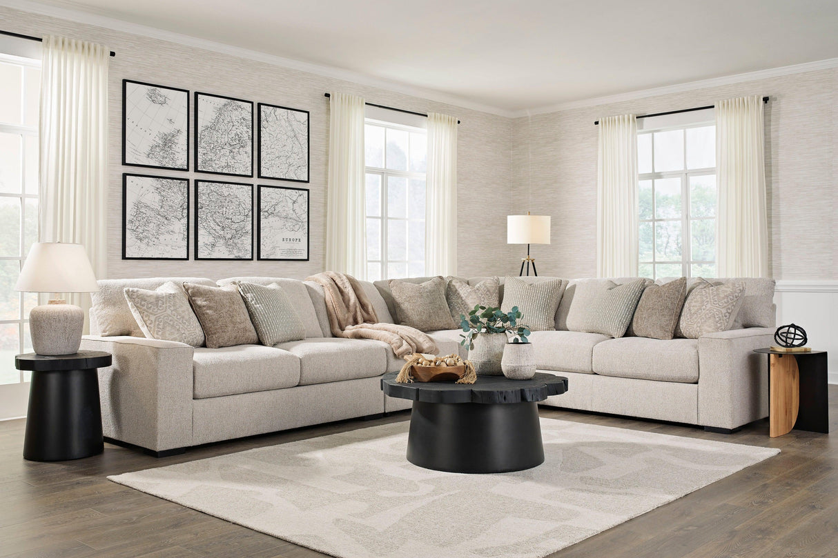 Ballyton Sand 4-Piece Sectional by Ashley at Eve Furniture