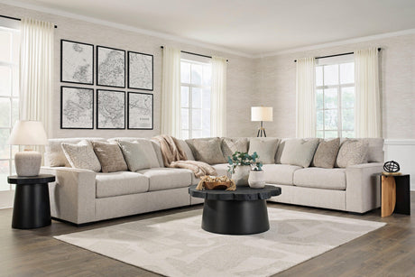Ballyton Sand 4-Piece Sectional by Ashley at Eve Furniture
