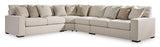 Ballyton Sand 4-Piece Sectional by Ashley at Eve Furniture