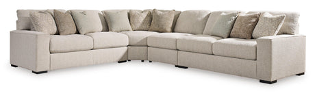 Ballyton Sand 4-Piece Sectional by Ashley at Eve Furniture