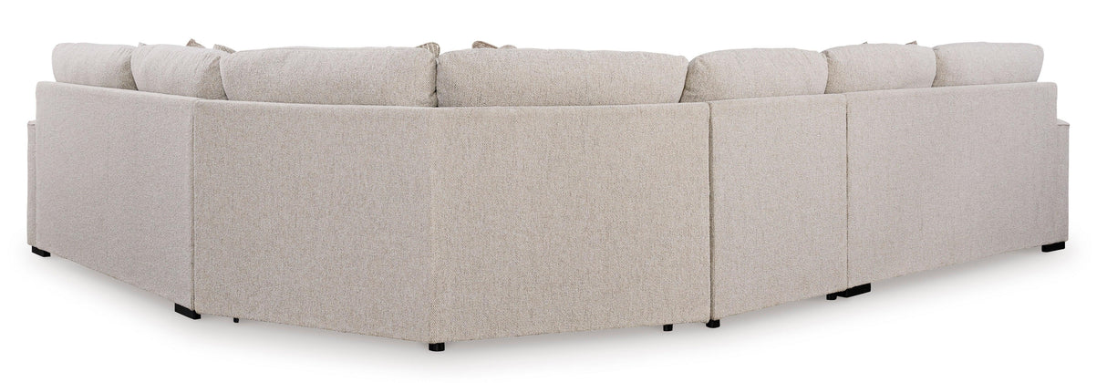 Ballyton Sand 4-Piece Sectional by Ashley at Eve Furniture