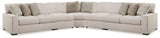Ballyton Sand 5-Piece Sectional by Ashley at Eve Furniture