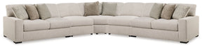 Ballyton Sand 5-Piece Sectional by Ashley at Eve Furniture