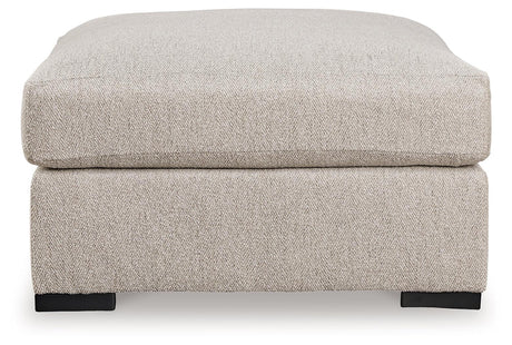 Ballyton Sand Oversized Accent Ottoman by Ashley at Eve Furniture
