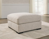 Ballyton Sand Oversized Accent Ottoman by Ashley at Eve Furniture