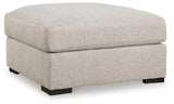 Ballyton Sand Oversized Accent Ottoman by Ashley at Eve Furniture