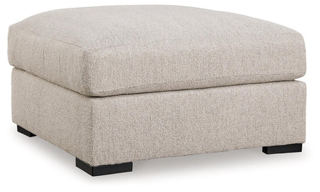 Ballyton Sand Oversized Accent Ottoman by Ashley at Eve Furniture