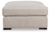 Ballyton Sand Oversized Accent Ottoman by Ashley at Eve Furniture