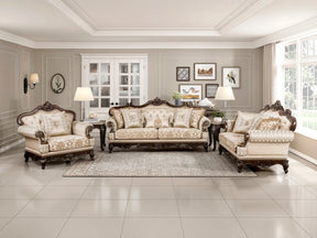 Balthasar Brown Living Room Set by Homelegance at Eve Furniture