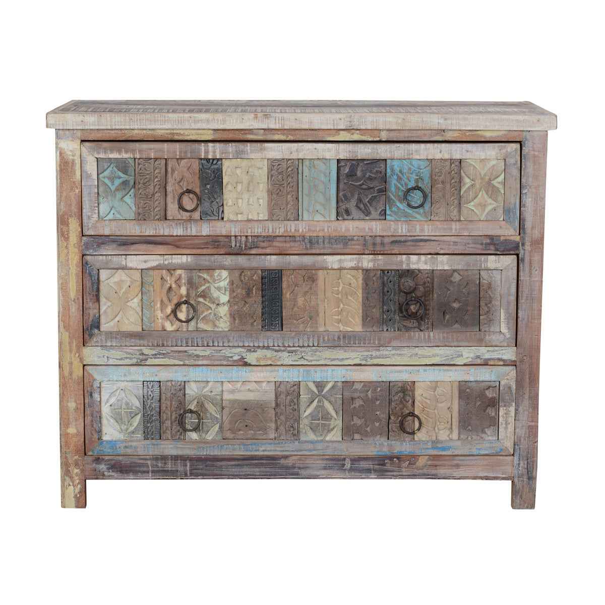 Baltim Butterwood Blend 3 Drawer Cabinet by Classic Home at Eve Furniture