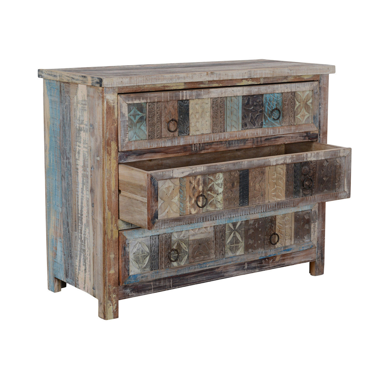 Baltim Butterwood Blend 3 Drawer Cabinet by Classic Home at Eve Furniture