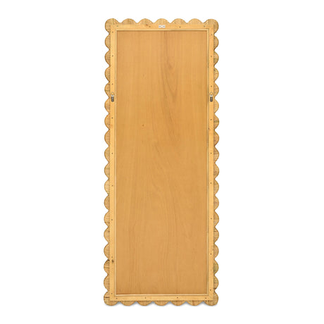 Bama 29.1" x 75" Long Natural Rattan Wall Mirror by TOV Furniture at Eve Furniture