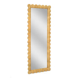 Bama 29.1" x 75" Long Natural Rattan Wall Mirror by TOV Furniture at Eve Furniture