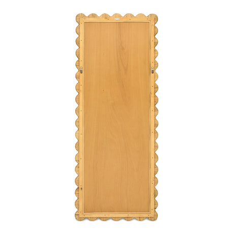 Bama 29.1" x 75" Long Natural Rattan Wall Mirror by TOV Furniture at Eve Furniture
