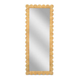 Bama 29.1" x 75" Long Natural Rattan Wall Mirror by TOV Furniture at Eve Furniture