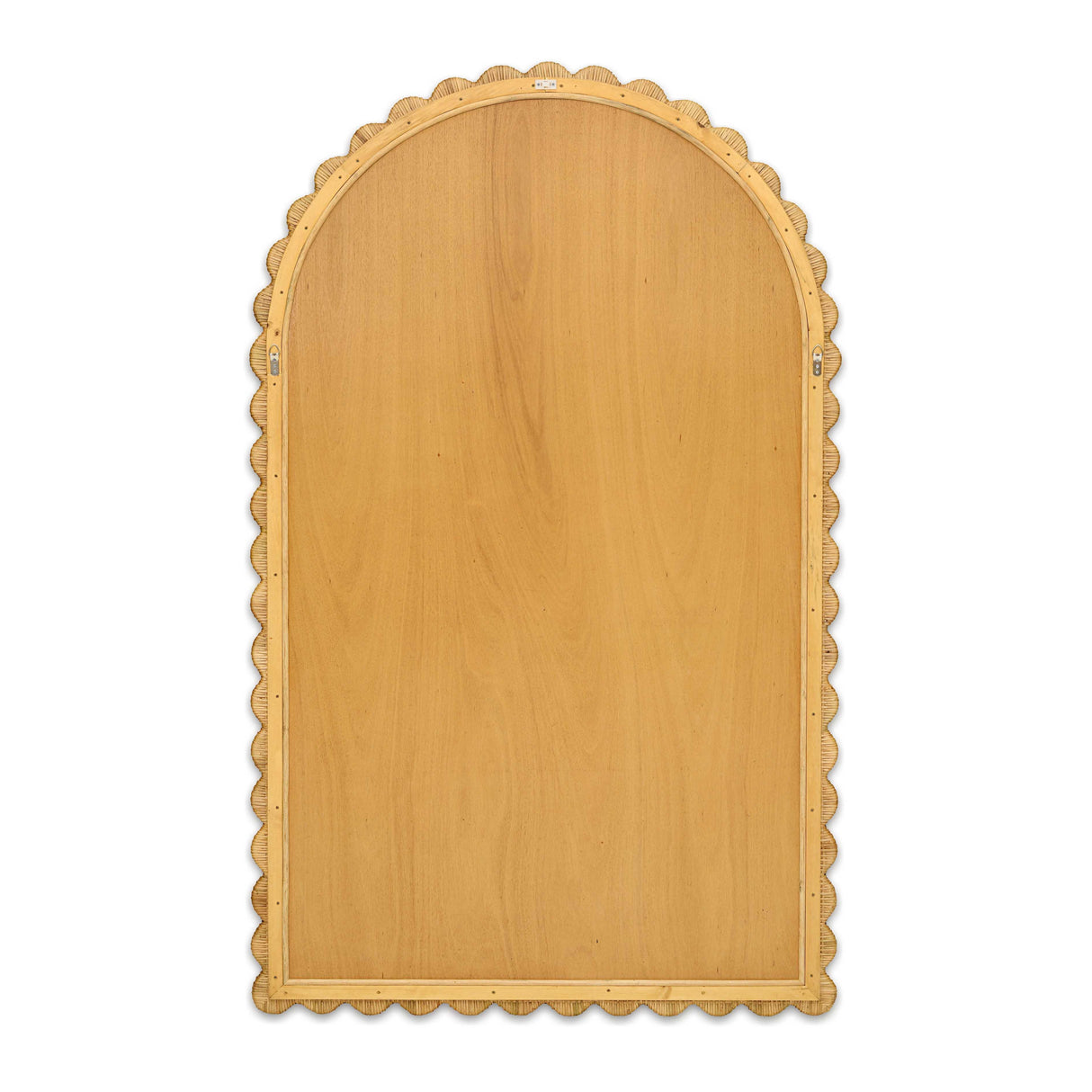 Bama 48" x 79" Jumbo Natural Rattan Arched Wall Mirror by TOV Furniture at Eve Furniture