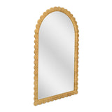 Bama 48" x 79" Jumbo Natural Rattan Arched Wall Mirror by TOV Furniture at Eve Furniture