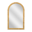 Bama 48" x 79" Jumbo Natural Rattan Arched Wall Mirror by TOV Furniture at Eve Furniture