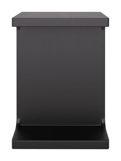 Bama Black Side Table by Zuomod at Eve Furniture