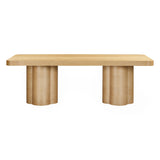 Bambi Ash 90" Rectangular Dining Table by TOV Furniture at Eve Furniture