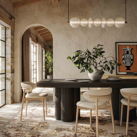Bambi Ash 90" Rectangular Dining Table by TOV Furniture at Eve Furniture
