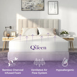 Bamboo Charcoal Infused Memory Foam Mattress by NapQueen at Eve Furniture