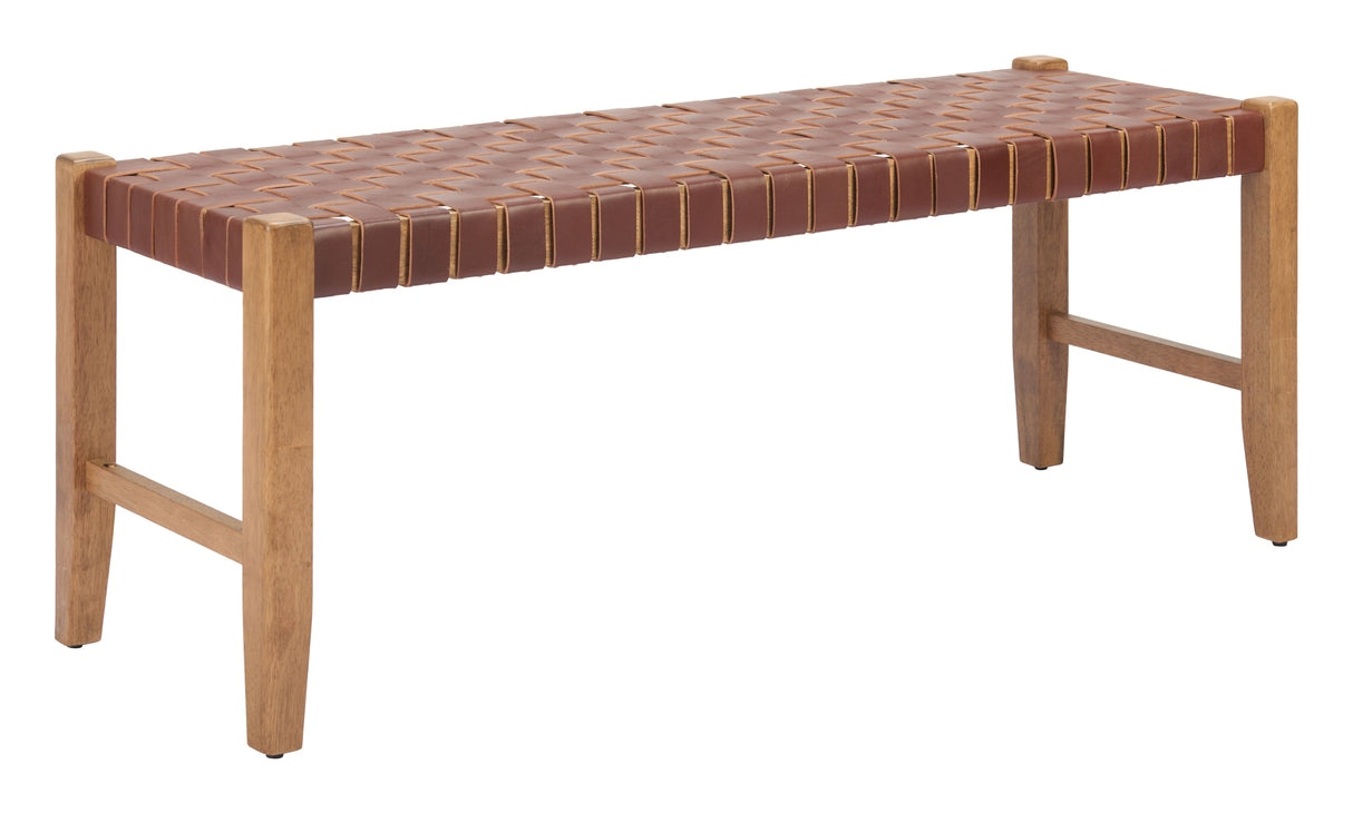 Bandani Brown Bench by Zuomod at Eve Furniture