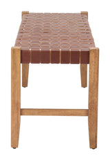 Bandani Brown Bench by Zuomod at Eve Furniture
