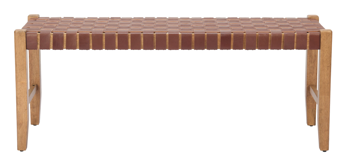Bandani Brown Bench by Zuomod at Eve Furniture