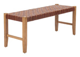 Bandani Brown Bench by Zuomod at Eve Furniture