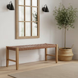 Bandani Brown Bench by Zuomod at Eve Furniture