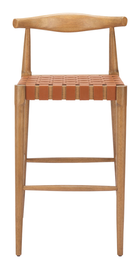 Bandani Tan Barstool by Zuomod at Eve Furniture