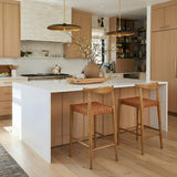 Bandani Tan Counter Stool by Zuomod at Eve Furniture