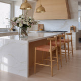 Bandani Tan Counter Stool by Zuomod at Eve Furniture