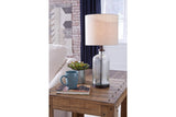 Bandile Clear/Bronze Finish Table Lamp by Ashley at Eve Furniture