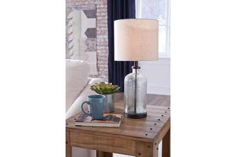 Bandile Clear/Bronze Finish Table Lamp by Ashley at Eve Furniture