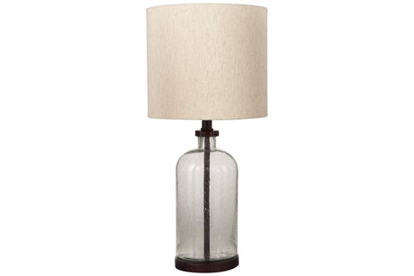 Bandile Clear/Bronze Finish Table Lamp by Ashley at Eve Furniture