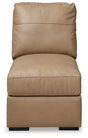Bandon Toffee Armless Chair by Ashley at Eve Furniture