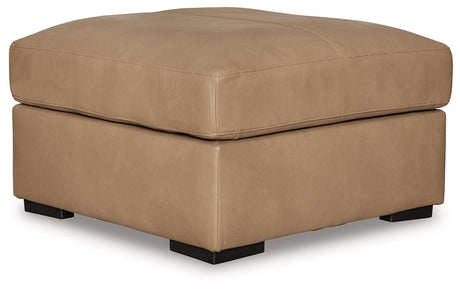 Bandon Toffee Oversized Accent Ottoman by Ashley at Eve Furniture
