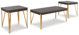 Bandyn Brown/Champagne Table