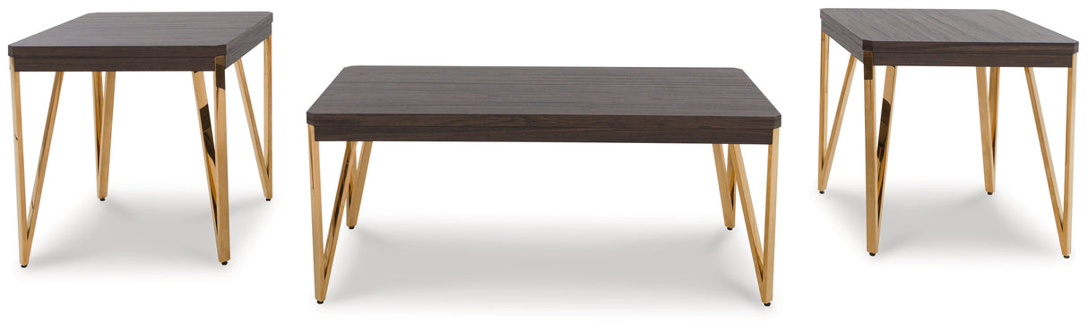 Bandyn Brown/Champagne Table