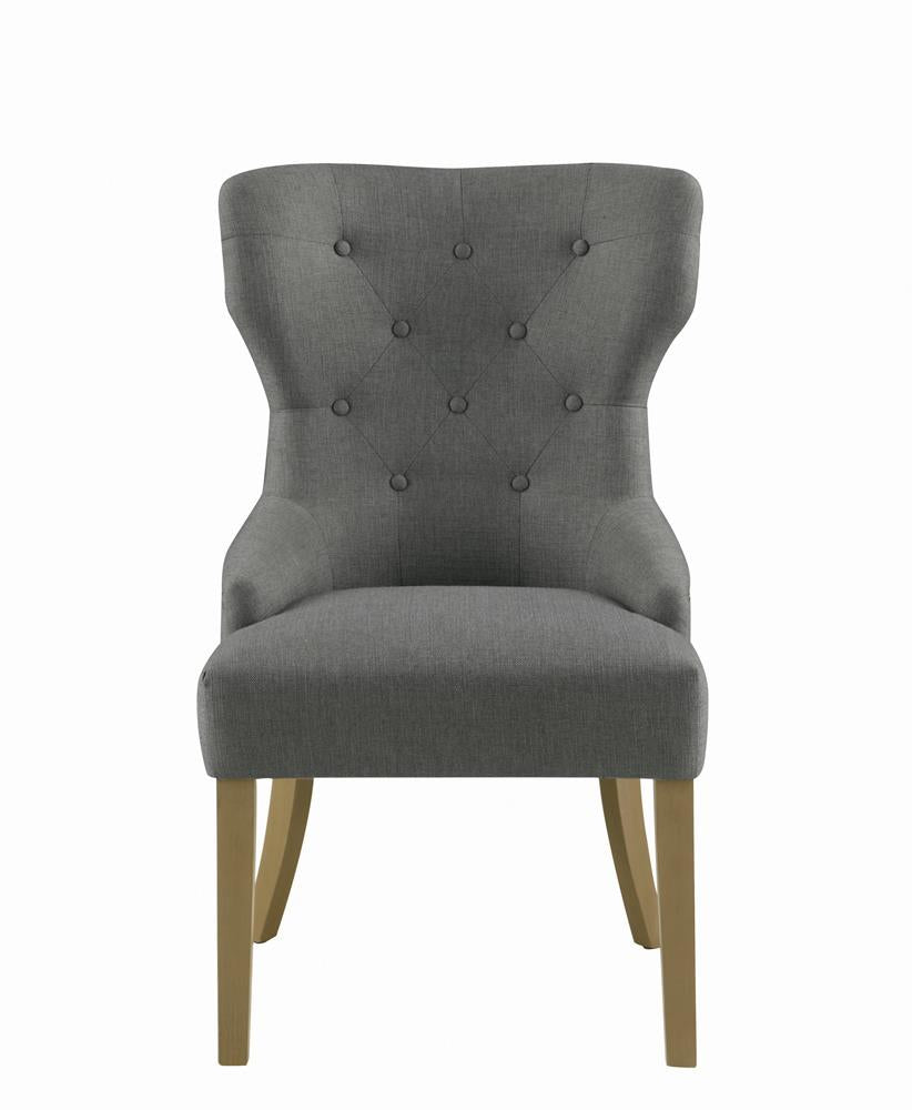 Baney Gray Tufted Upholstered Dining Chair