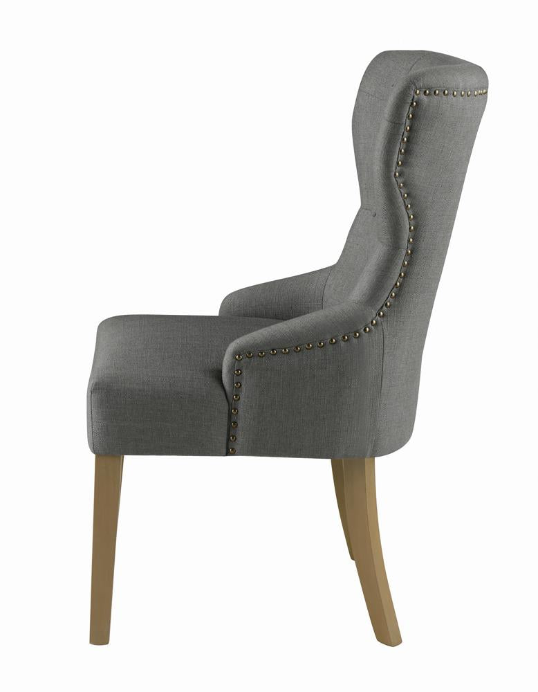 Baney Gray Tufted Upholstered Dining Chair