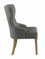 Baney Gray Tufted Upholstered Dining Chair