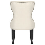 Baney Upholstered Parson Dining Side Chair with Tufted Back Beige